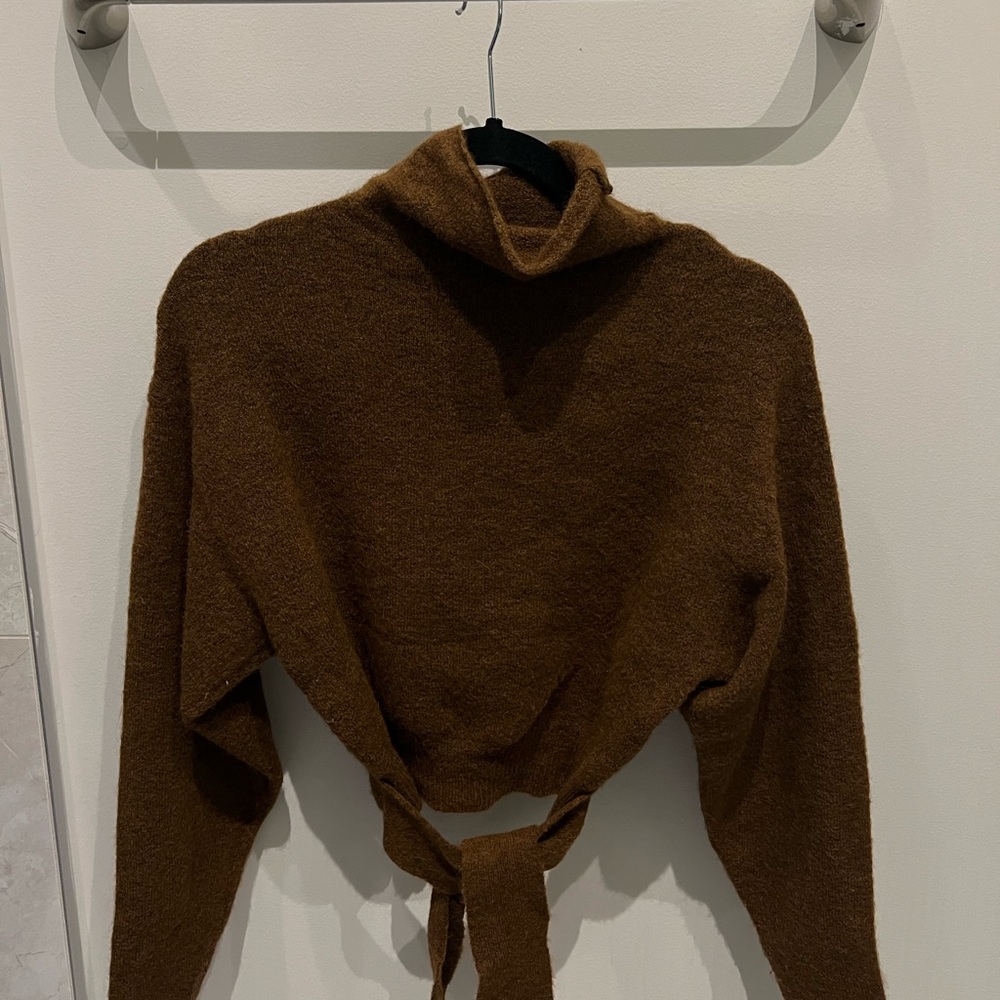 Aritzia (Wilfred) Brown Lorin Turtleneck Sweater